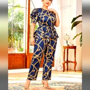 Puff Sleeve Pants Set